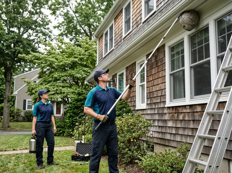 Exterior Stinging Insect Nest Removal in Boston, MA